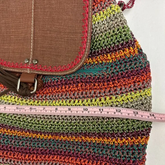 The Sak Avalon Convertible Crochet BackpackMulticolor Like NEW